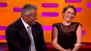 Emilia Clarke Makes Matt LeBlanc Say The Thingquot  The Graham Norton Show [upl. by Etnaed191]