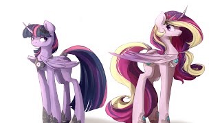 Princess Cadence and Twilight Sparkle [upl. by Hau313]