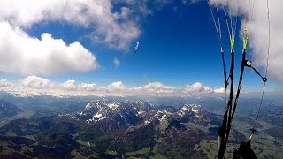 Paragliding Kössen Tirol [upl. by Yebloc]