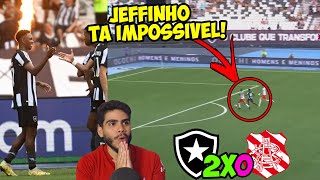 JEFFINHO TA IMPARAVEL NESSE INICIO DE ANO BOTAFOGO VENCE O BANGU POS JOGO BOTAFOGO X BANGU [upl. by Nilknarf]