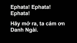 Ephata  Vũ Đình Ân with Lyrics [upl. by Castra]