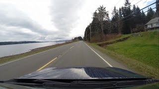 BC 19A Island Highway Courtenay  Parksville BC Time Lapse [upl. by Pavyer]