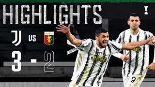 Juventus 32 Genoa  Rafia Scores Debut Winner  Coppa Italia Highlights [upl. by Yesnyl]