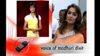 Telephonic interview with Madhuri Dixit [upl. by Oniram]