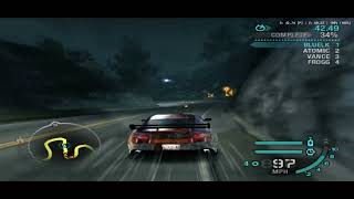 NFS Carbon  Challenge Series Bronze Canyon Race Event GameplayAetherSX2 HD [upl. by Enaillil]