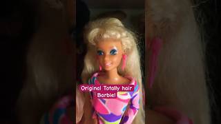 Original TOTALLY HAIR BARBIE  I found her at local doll fair vintagetoys barbie 90s [upl. by Chita]