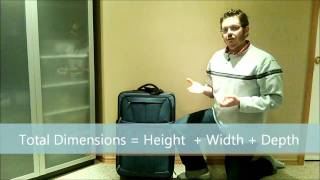 How to Work Out Your Luggage Dimensions [upl. by Enreval]