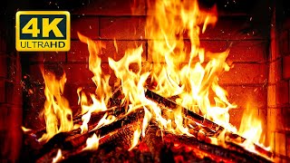 🔥 Cozy Fireplace 4K 12 HOURS Fireplace with Crackling Fire Sounds Crackling Fireplace 4K [upl. by Tabbie]