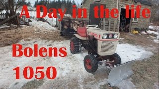 A Day In The Life Of A Bolens 1050  Hauling Firewood Narrated [upl. by Nogras888]