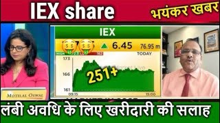 IEX SHARE LTD LATEST NEWS  INDIAN ENERGY EXCHANGE LTD COMPLETE ANALYSIS  IEX SHARE TARGET UPDATE [upl. by Wanyen]