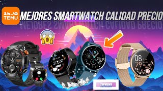 🚀✅ ¡TOP 3 MEJORES SMARTWATCH CALIDAD PRECIO de TEMU del 2024🌟🥇 [upl. by Halil121]