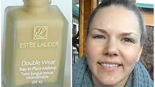 First Impression Estee Lauder Double Wear Foundation [upl. by Becket595]