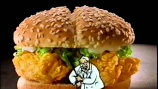 KFC  Double Crunch Burger  Australian Ad 2001 [upl. by Eiramanad]