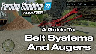 FS22 Tutorial  Belt Systems Meridian Silos And Augers [upl. by Euqilegna423]