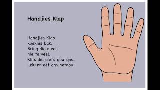 Handjies Klap  Kinderrympies in Afrikaans [upl. by Naitsirk]