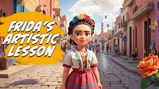 Fridas Artistic Lesson An Inspirational Childrens Story about Frida Kahlo [upl. by Swart]