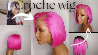 Comment faire une perruque crochet carrée facile How to make an easy square crochet wig [upl. by Delcina]