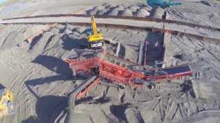 Coastal Reinforcement Netherlands  Katwijk aan Zee  Above from Drone [upl. by Anilrats]