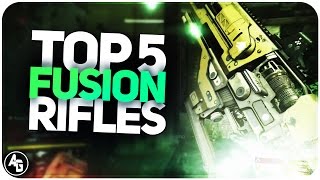 Destiny Top 5 Fusion Rifles in Rise of Iron  YEAR 3 [upl. by Kamaria876]