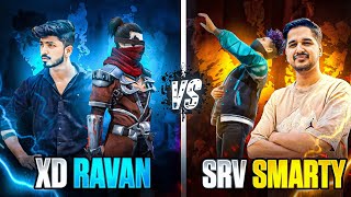 Finally Xd Ravan Vs Srv Smarty 🤯🔥Ravan Handcam Gameplay 🤯❤ Must Watch  Garena Free Fire Max [upl. by Anitirhc]