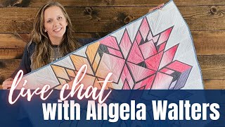 Tips to Make Your Quilting Look Great Live Chat with Angela Walters [upl. by Fast]