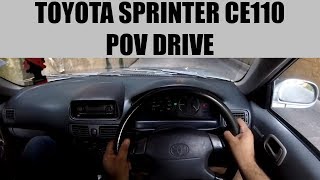 Toyota Sprinter CE110 POV Drive【試乗動】 [upl. by Nitsud]