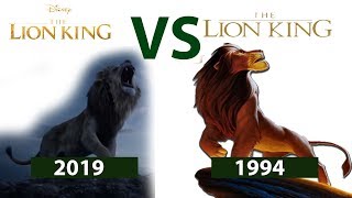 The Lion King 2019 VS 1994 [upl. by Birgit]