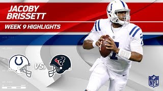 Jacoby Brissetts Big 308Yd Day vs Houston  Colts vs Texans  Wk 9 Player Highlights [upl. by Fabio390]