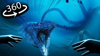 360° VR  TERRIFYING Sea Creatures  Deep Ocean Horror [upl. by Willock610]