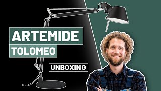 Artemide TOLOMEO Mini Tavolo Tischleuchte Unboxing amp Aufbau [upl. by Ynnod]