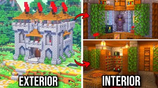 COMO HACER un CASTILLO PERFECTO para MINECRAFT SURVIVAL [upl. by Krahmer382]