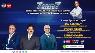 7 sur 7 Linley Appadoo reçoit Sen Ramsamy Sydney Pierre amp Saheed Eyasim [upl. by Idalla]