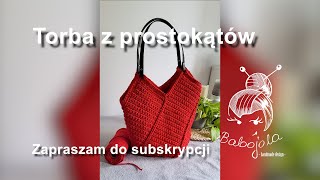 Torba z prostokątów  tulipanowiec w nowej odsłonie [upl. by Eirased]