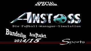 Anstoss AmigaGameplayFull HD  Special zum BundesligaAuftakt der Saison 201415 [upl. by Queenie392]