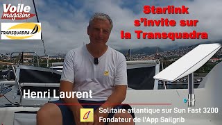 Henri Laurent concurrent de la Transquadra 2024 nous parle de Starlink et de SailGrib [upl. by Islek]