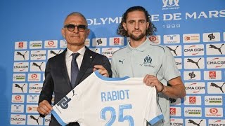 OM  Adrien Rabiot a choisi Marseille « avec le cœur » et a hâte de « voir l’ambiance » au Vélodrome [upl. by Nevad530]