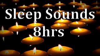 8hrs quotNatural Rain Soundsquot with of Floating Candles quotGet to Sleep Fastquot [upl. by Haimaj]