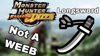 Monster Hunter Freedom Unite Longsword Experience [upl. by Ahsekar164]