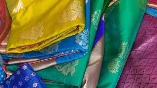 Online trending sarees fancy pattu sarees దసరా బతుకమ్మ ఆఫర్ NO calls only WHATS Up PH7670866440 [upl. by Garretson238]