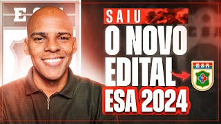 SAIU Novo Edital da ESA  O que você Precisa Saber 🔥 [upl. by Holna870]