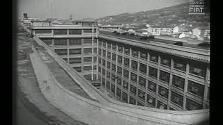 Amazing classic film of the Fiat Lingotto factory with the rooftop test track [upl. by Stinky285]