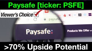 Paysafe PSFE Analysis Martins Viewer Choice Stock Review  Massive Growth Potential Over 70 Upside [upl. by Eatnod484]