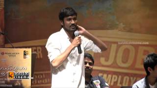 Dhanush at Velaiyilla Pattathari Movie Press Meet [upl. by Bonns]