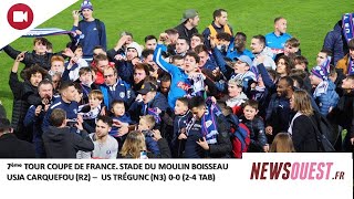 LUS Trégunc héroïque soffre pour la première fois un 8ème tour de la coupe de France [upl. by Nylitak]