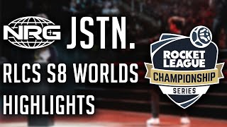 NRG jstn  RLCS S8 Worlds Finals Highlights Goals Assists Dribbles Redirects Saves [upl. by Pacheco524]