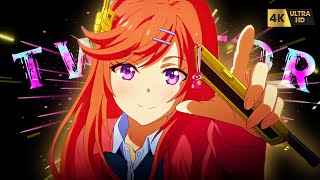 NAZUNA ASAHİNA EP07 4K 60FPS TWIXTOR CC and NO CC  Classroom of the Elite [upl. by Amitarp]