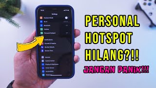 Cara Memunculkan Personal Hotspot di iPhone Yang Hilang  iPhone Tips 12 [upl. by Driscoll923]