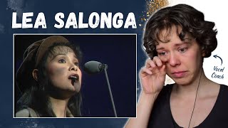 Vocal Coach Reacts to LEA SALONGA  On My Own from Les Misérables 10th Anniversary Concert [upl. by Ecydnarb903]