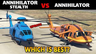 GTA 5 ONLINE WHICH IS BESTANNIHILATOR STEALTH VS ANNIHILATOR [upl. by Skinner]