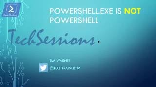 Windows PowerShell Gotcha  PowerShellexe is NOT PowerShell [upl. by Aroved938]